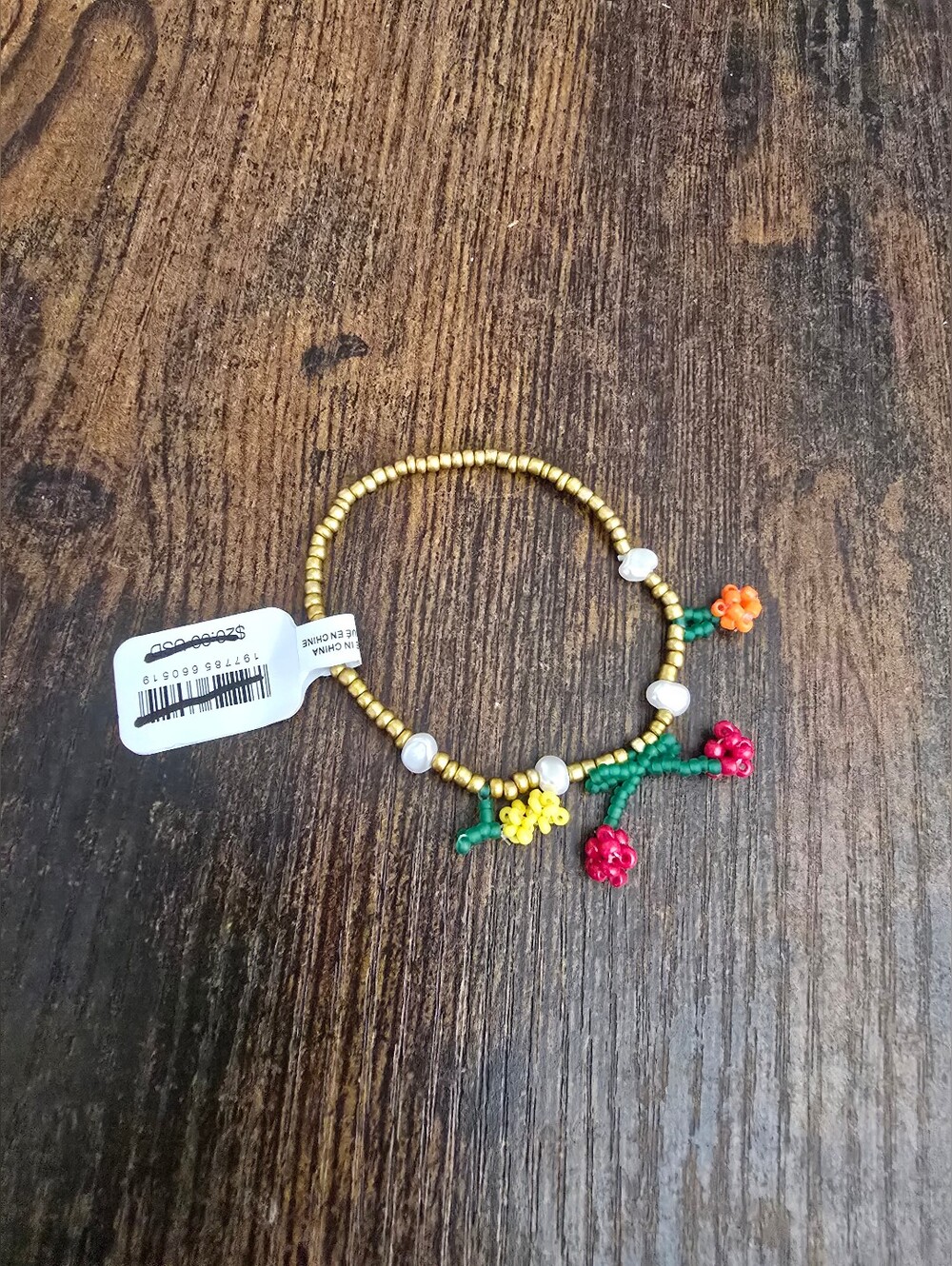 NWT! Free People, Cherry Berry Bracelet